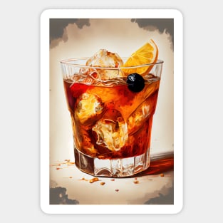 Old Fashioned cocktail Magnet